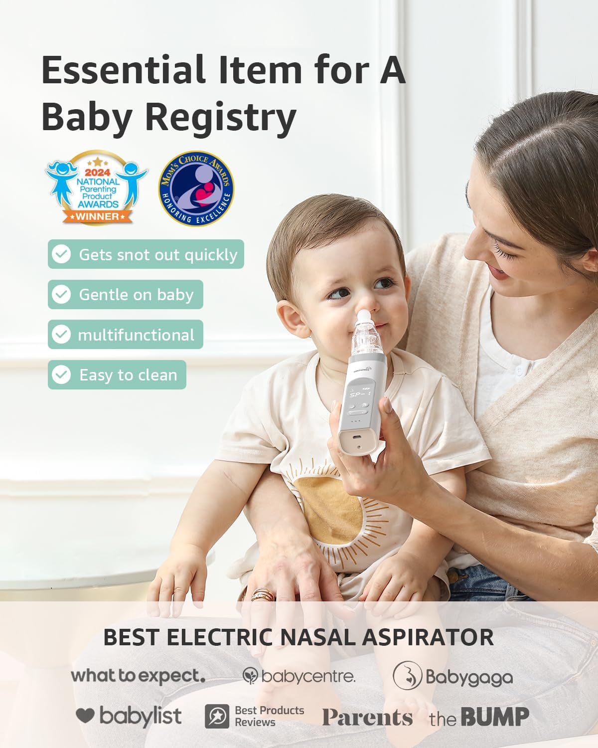 Nosebub Nasal Aspirator For Toddlers, Children